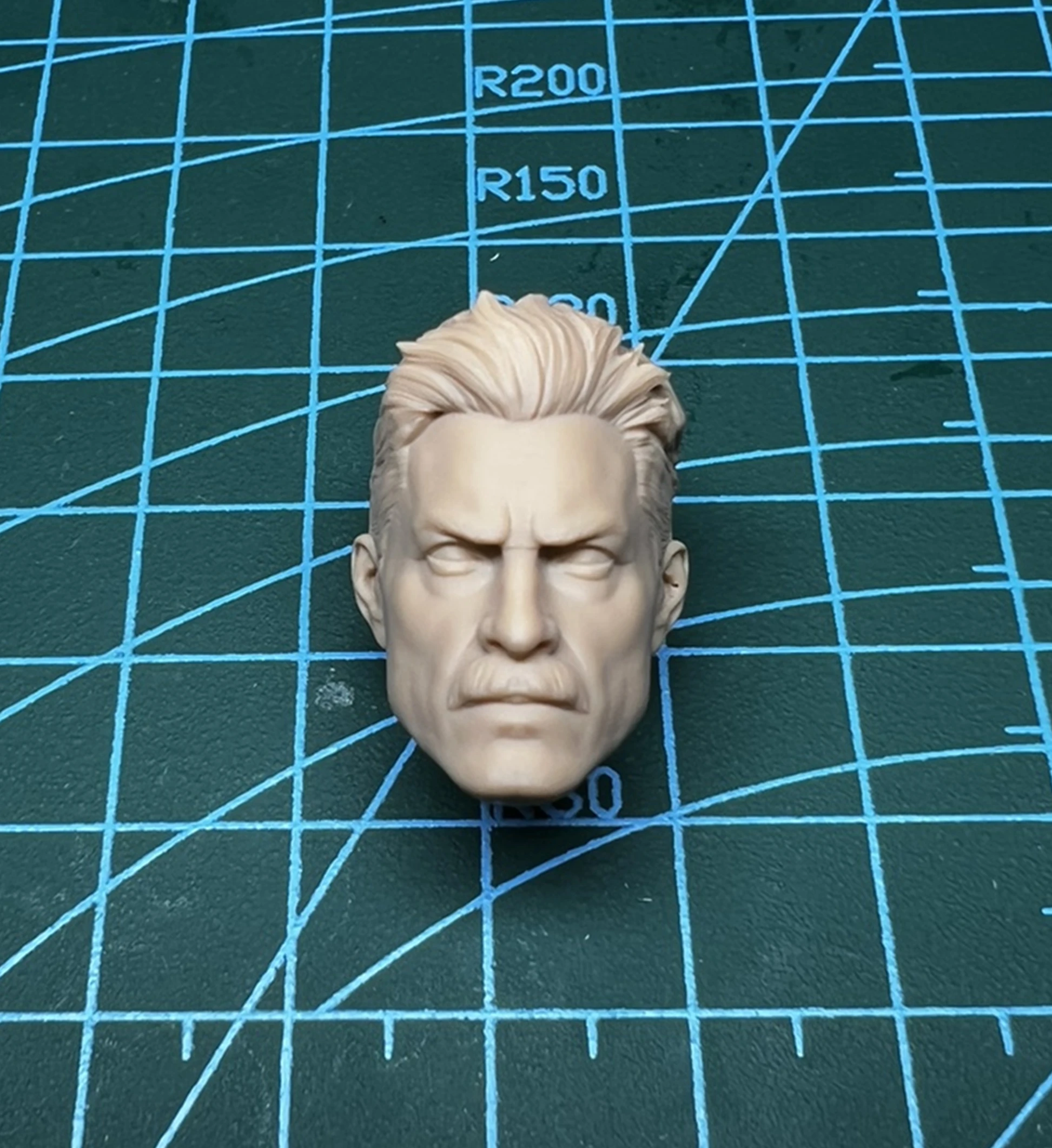 1/12 Mezco Size Vtoys Nolan Grayson Omni-Man Head Sculpt Model Unpainted Version