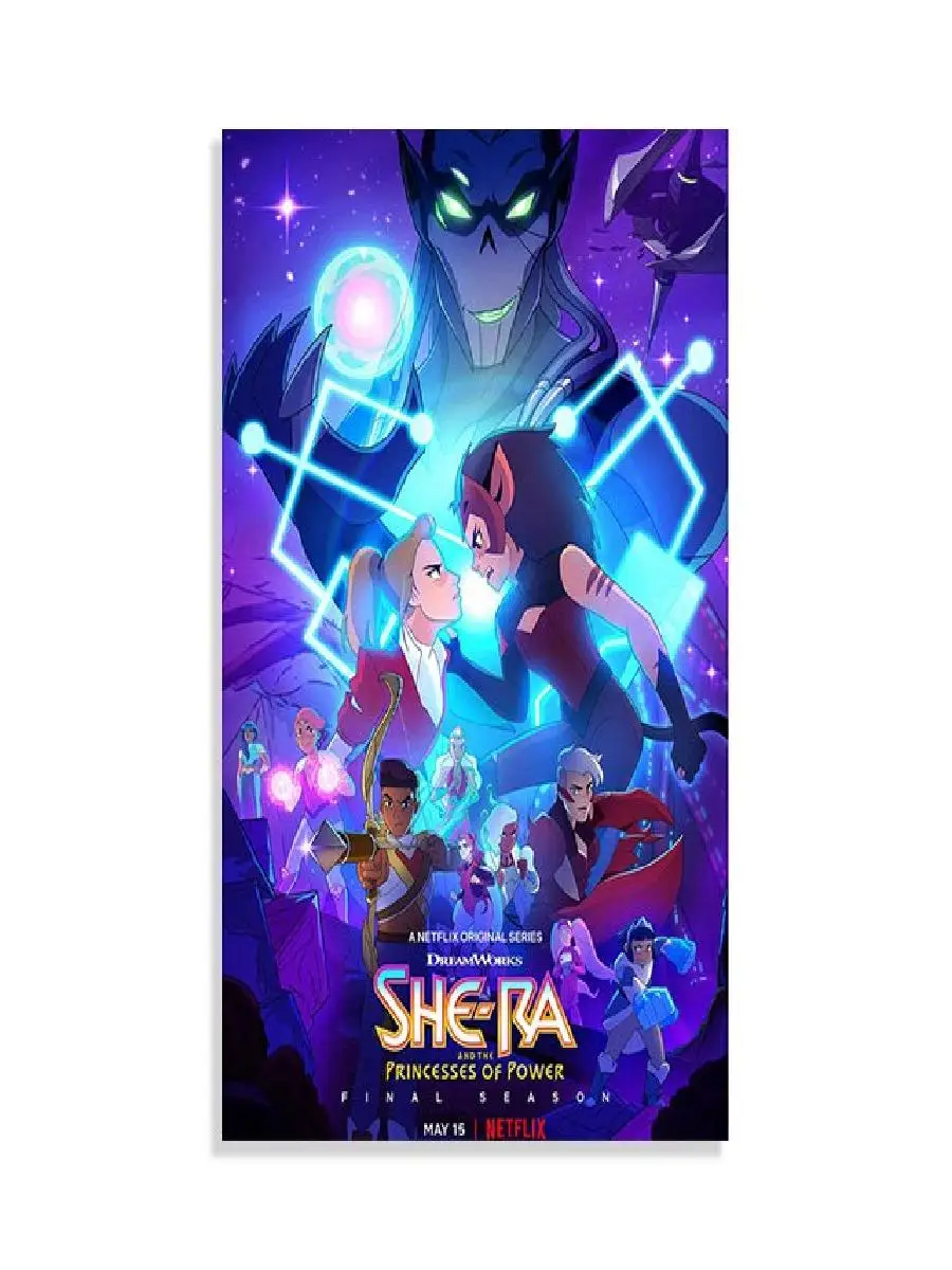 SheRa and The Princesses of Power Final Season Canvas Painting  Cartoon TV Series Wall Art Prints Home Decor Posters for Room De