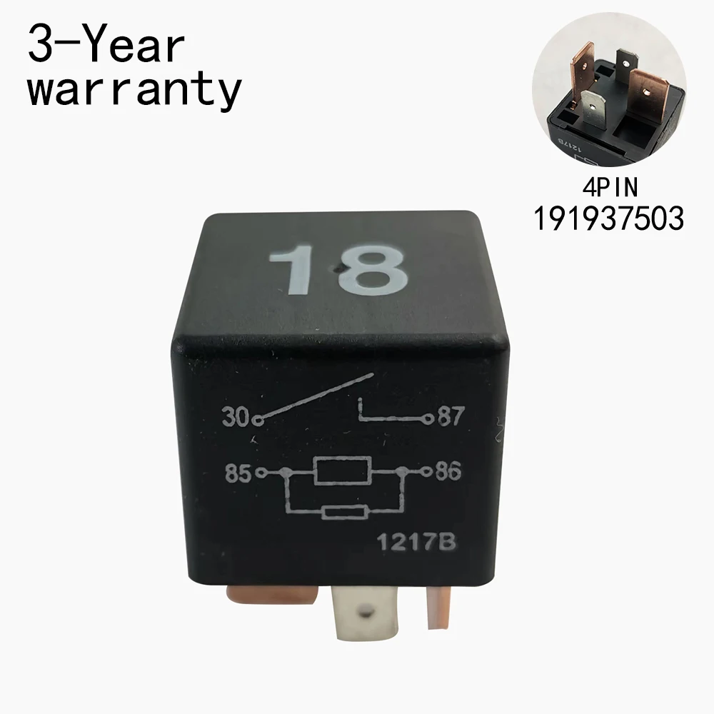 

458 relay 443951253N 7M0951253A 191937503 for VW Passat SA SAVEIRO PR PARATI Engine Control Relay