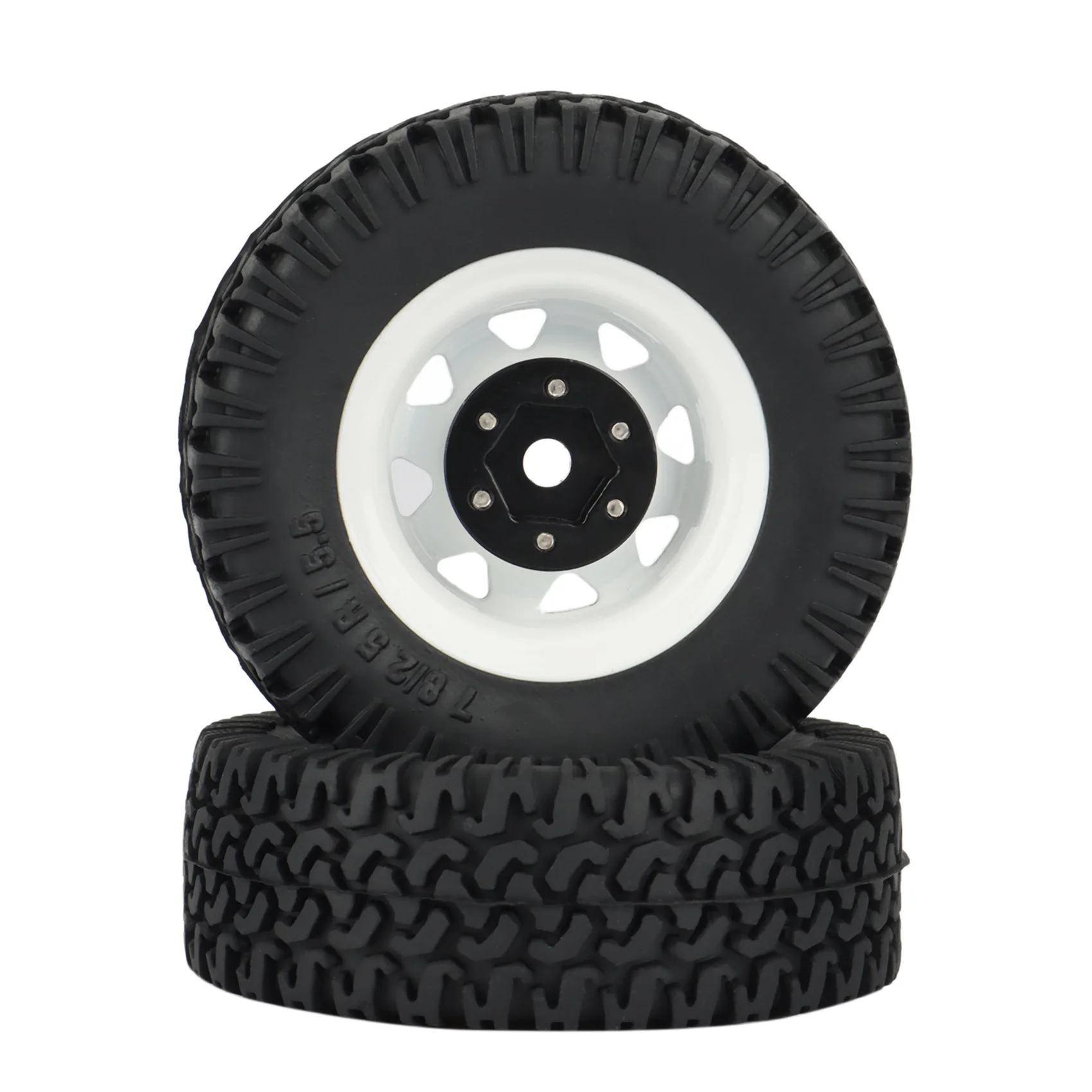 BAAA-4PCS 1.55 مجموعة إطارات حافة عجلة Beadlock المعدنية لسيارة زاحفة RC 1/10 محوري Jr 90069 D90 TF2 Tamiya CC01 LC70 MST,1