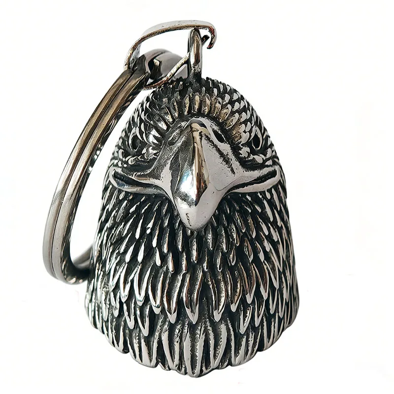 Eagle Bell Motorcyclist Keychain Motorcycle Bell Riding Exorcism Accessory