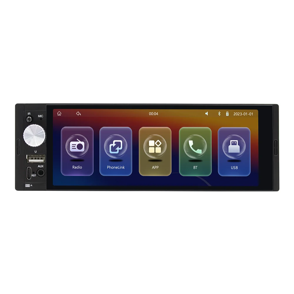 

6.36 Inch Wireless Carplay In Car Large Reverse View Mobile Phone Interconnection Multimedia Bluetooth Hands-free Car MP5 Player