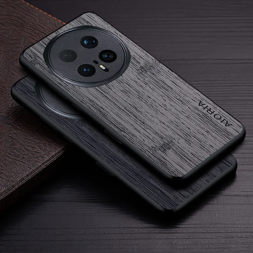 Funda para Honor Magic 8 5 Lite Pro funda de madera de bambú con diseño de cuero para teléfono coque de lujo para Honor Magic 8 Pro funda capa