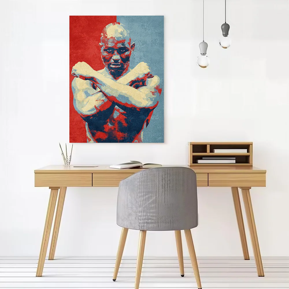 Bernard Hopkins Poster Canvas Wall Art Personalized Print Modern Painting Perfect Gift for Home Decor Living Room Wand Deko Arts