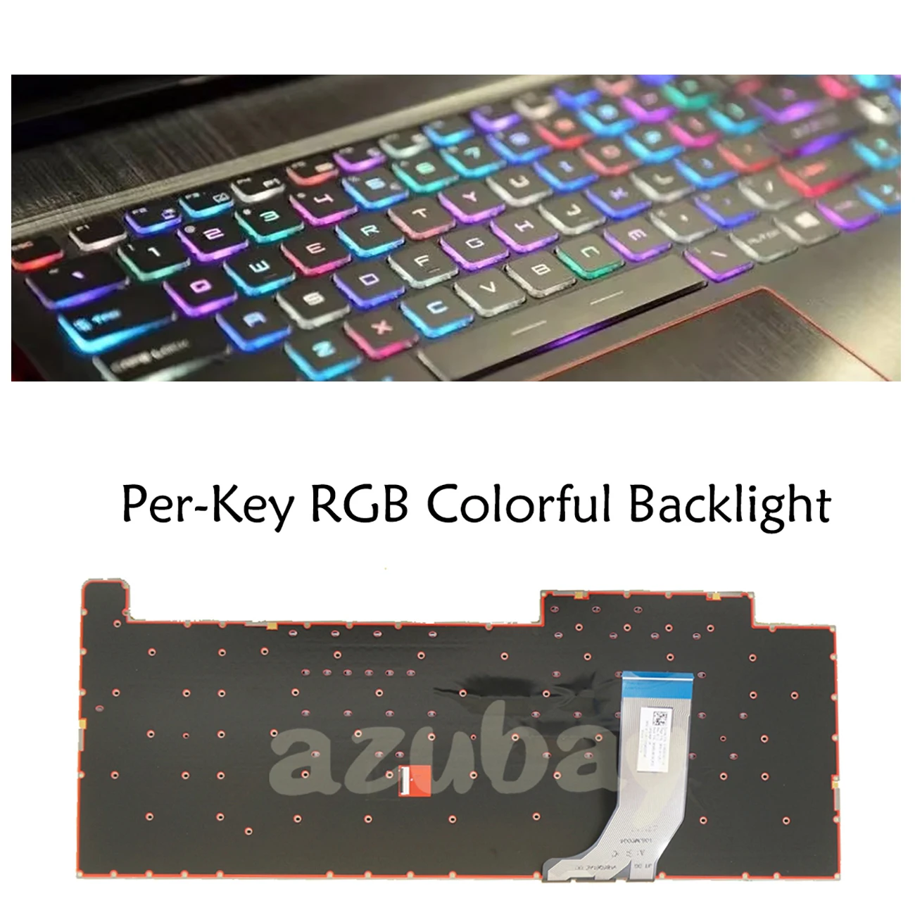 Keyboard For ASUS V185062AE1 0KNR0-661M ROG Strix SCAR G731GW G732LWS G732LXS LA Spanish Hungarian Italian Hebrew French AZERTY