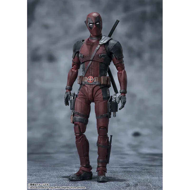 Anime Marvel Comics Figures Deadpool 2 Shf Wade  Action Figures Once Upon A Deadpool Movable Pvc Model Collection Ornamen Toy