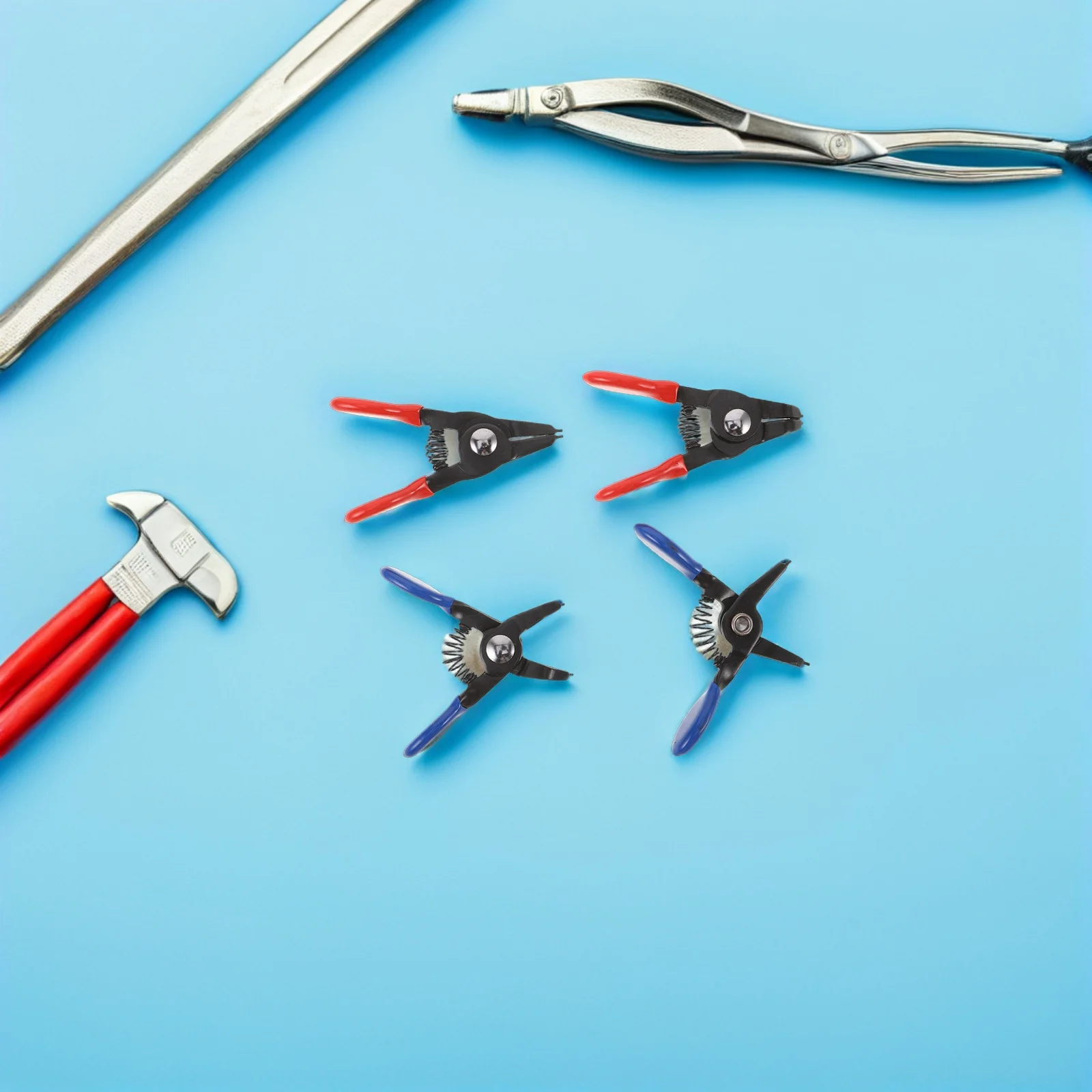 

4Pcs Precision Circlip Pliers Set Industrial Grade Multi Function Tool Pliers for Car Repair Tools Small Spaces Auto Engine