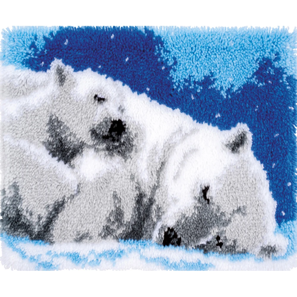 

Набор крючков с защелкой для взрослых, медвежонка с цветным принтом «сделай сам», рукоделие, искусство, коврик для шитья, ковер для украшения дома, праздничный подарок