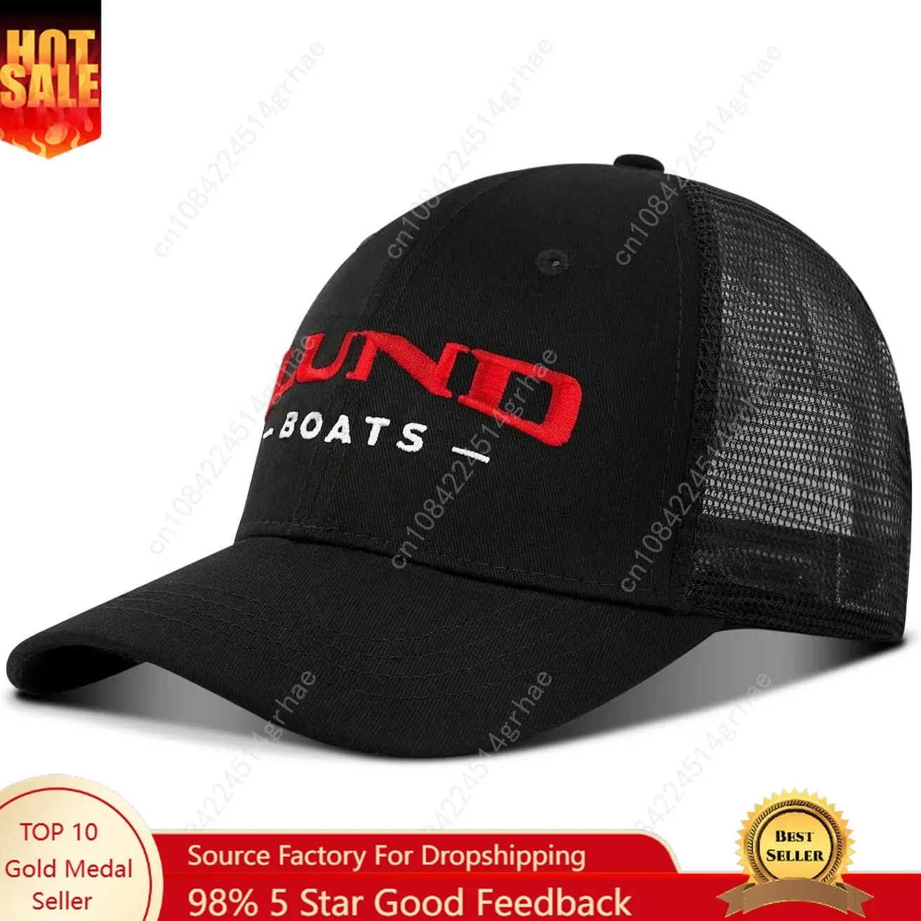 

Boats Mesh Hat Embroidered Unisex Adjustable Snapback Baseball Cap