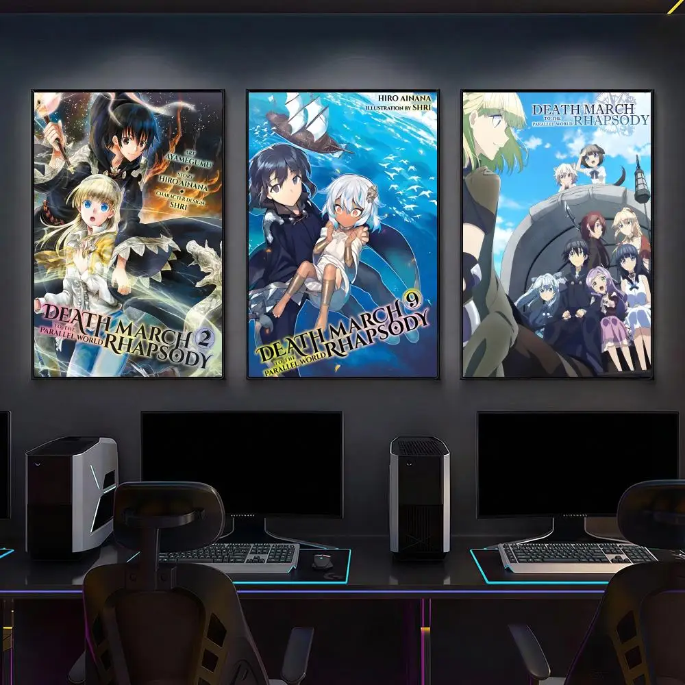 Death March To The Parallel World Rhapsody Poster Versatile HD Waterproof Wall Art Self-Adhesive Decor For Any Space Ideal Gift