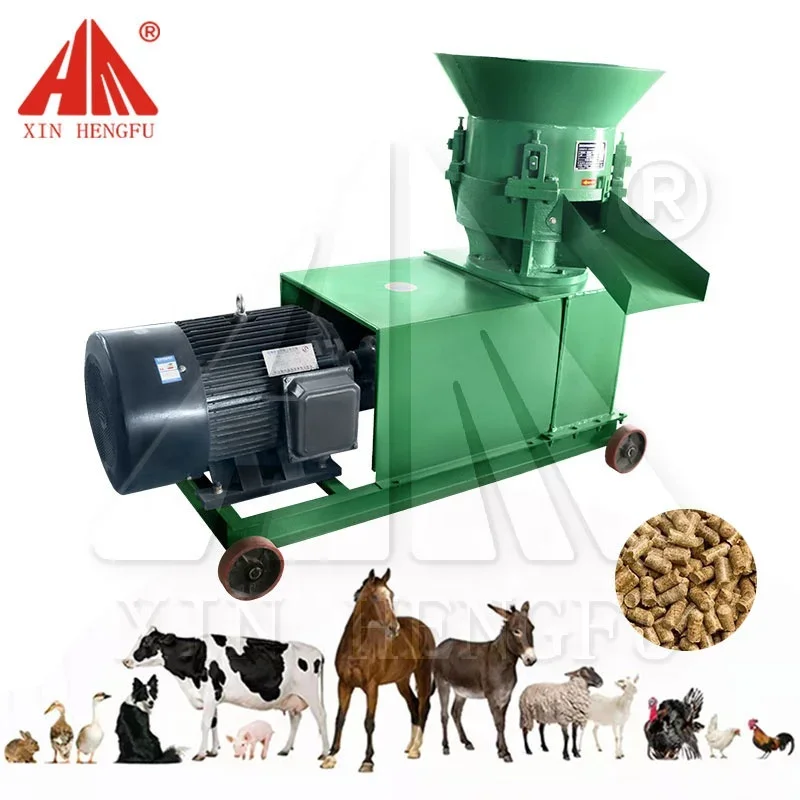 China Factory Feed Pellet Machine Grass Bran Granulator Dog Food Feed Processing Equipment