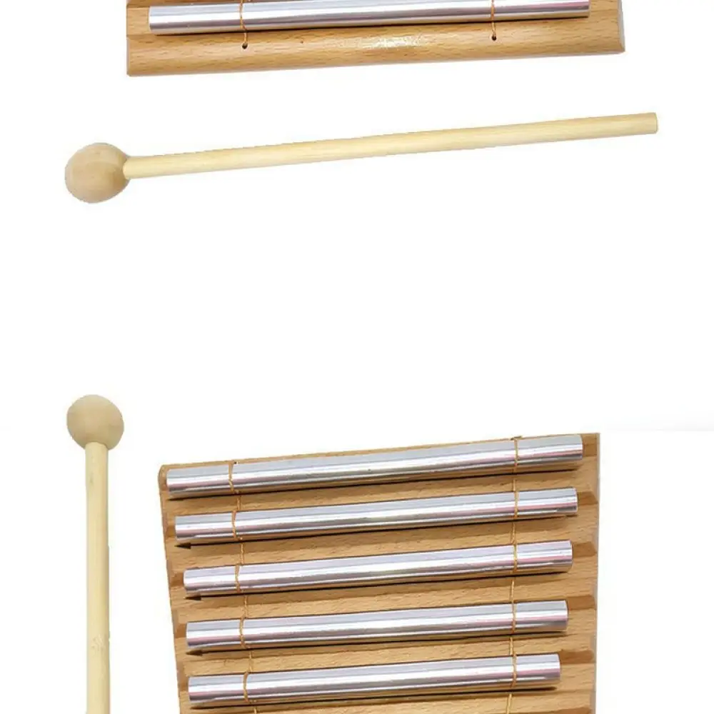Educational Rhythm Toy Wooden Percussion Instrument Kids Music Chime Montessori Early Learning Sound Practice Handheld