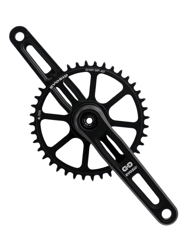 EVOSID Ultraleichte Rennradkurbel 160/165/170 mm Gravel Fahrradkurbelgarnitur 8S 9-12S Faltrad Intregated Kurbel Kettenblatt 40T-50T – Detail 26