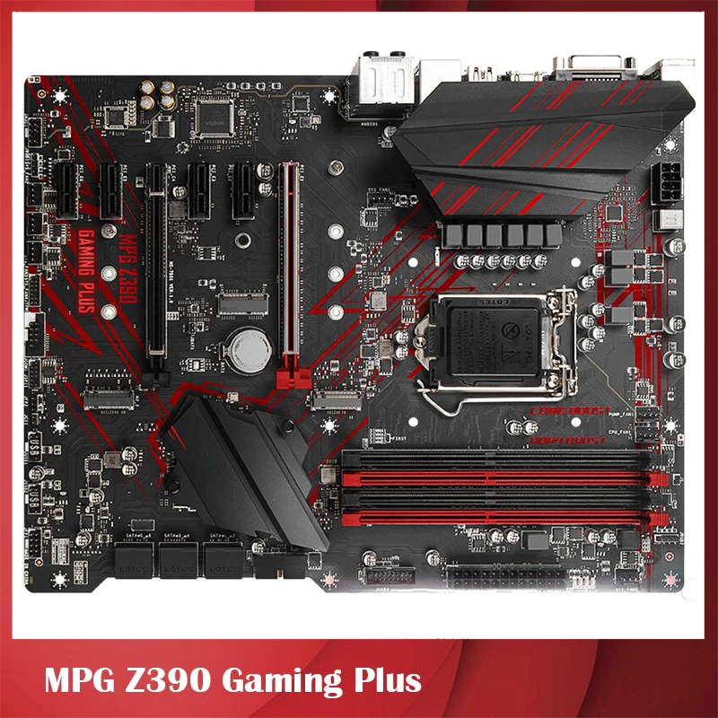 Dedicated Motherboard For MPG Z390 Gaming Plus Support i9 9600K/9700K LGA1151 DDR4 WIFI M.2 Perfect Test, Good Quality