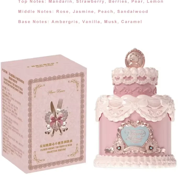 Flowerknows Moonlight Mermaid Perfume Flower Know Makeup Fruit Grapefruit Long Lasting Personal Perfume Eau De Parfum 50ML image 3