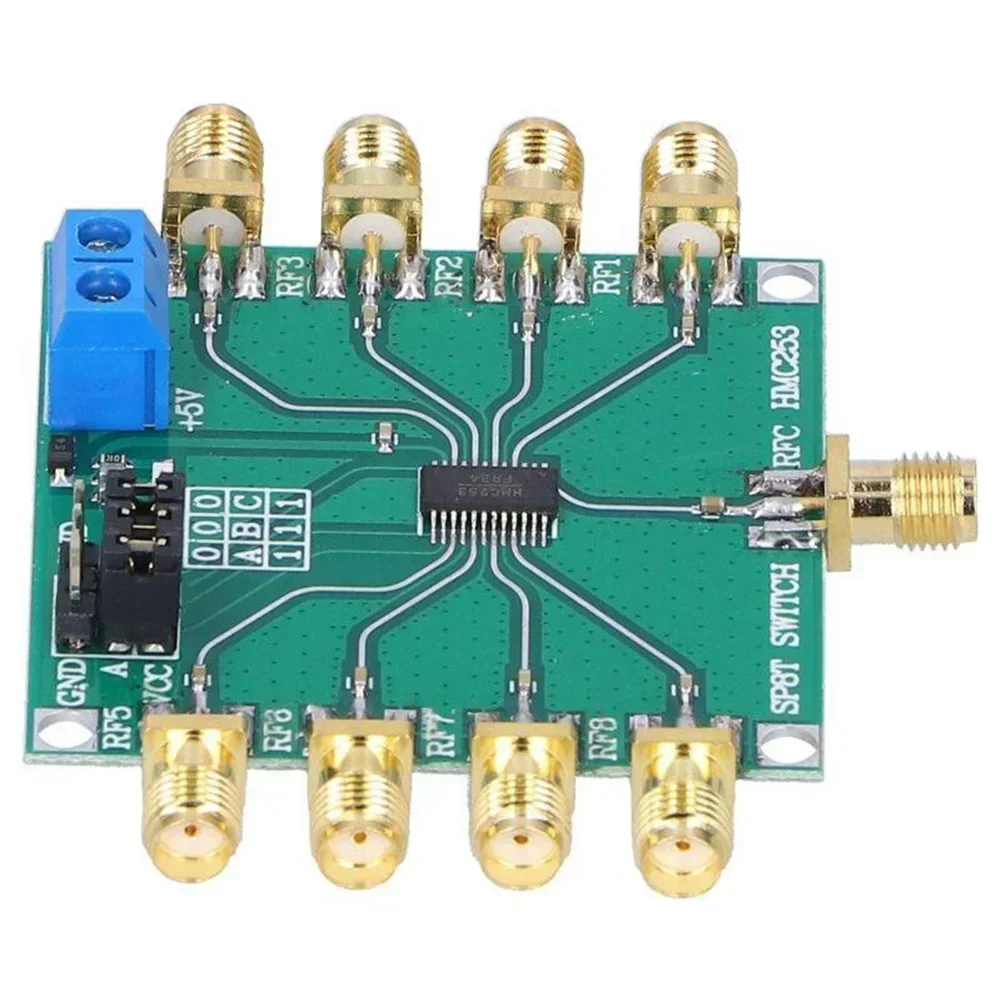 Imagem -05 - Módulo de Interruptor Hmc253 rf Aberto Interruptor rf Sma Dc2.5 Ghz 3v5v Fonte de Alimentação 50x50 mm Tamanho Pvb 1.0 db Módulo de Antena