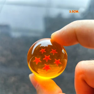 Dragon Ball Z-7 Stars Laranja Bola De Cristal Anime Figura Brinquedos, Coleção Anime Modelo Bonecas, Decoração Do Quarto De Casa, Presentes De Aniversário, 7 Pcs/Set 8 principais vendas dragão de cristal - №8