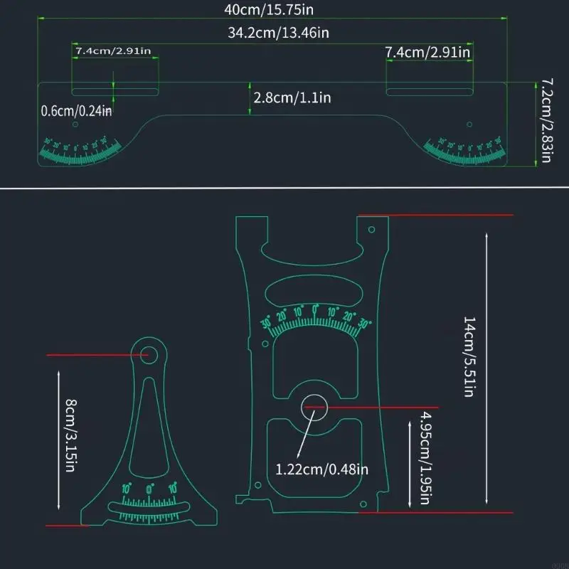 090B Remote Control Race Car Alignment Set for 1/7 1/8 Remote Models Aluminum Camber and Toe Setup Tool Achieve Perfection