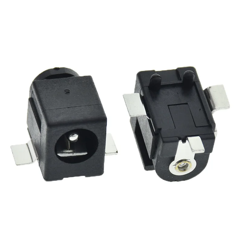 DC Power socket DC-088 High current socket temperature resistant 5.5*2.1 pin tripin SMT with dual positioning posts