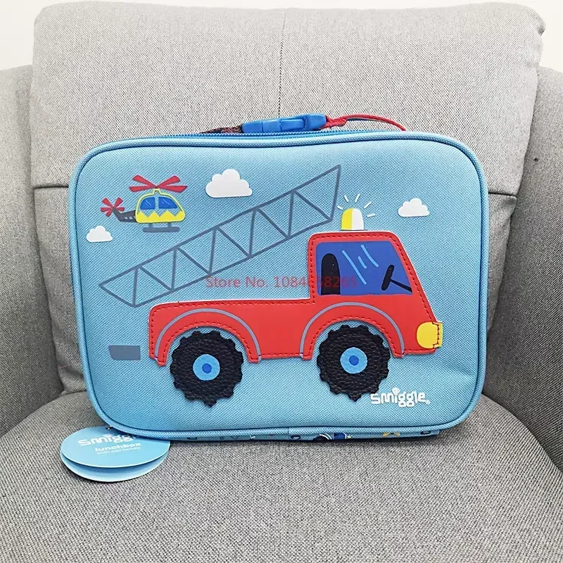 Echte australische Smiggle Schultasche Spielzeugauto wasserdicht Student und Kinder Briefpapier Bleistiftbox Lunchtasche Studentengeschenk