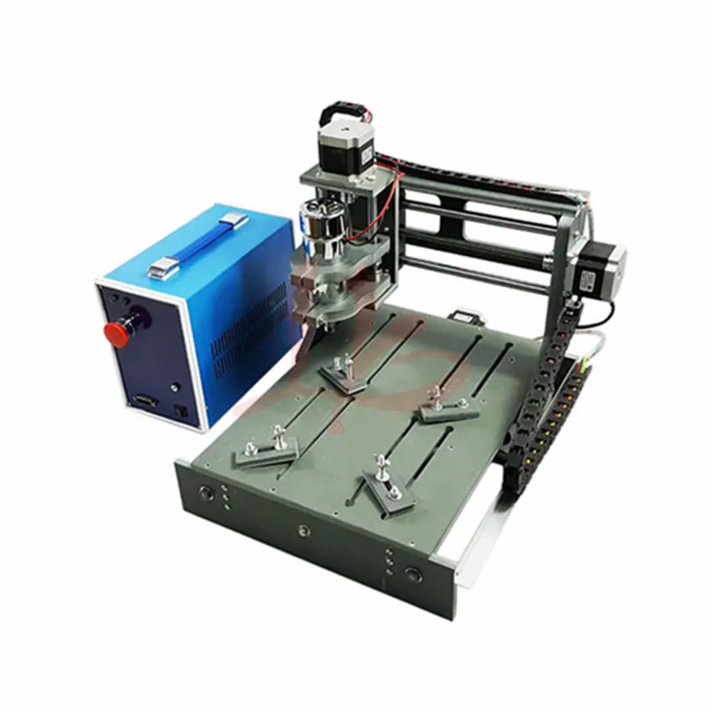 CNC Engraving machine mini cnc milling 2030 2 in 1 3 axis wood router carving tools