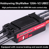 Hobbywing SkyWalker 120A V2 UBEC Brushless ESC with Backpropulsion Electric Adjustment For Aircraft Models