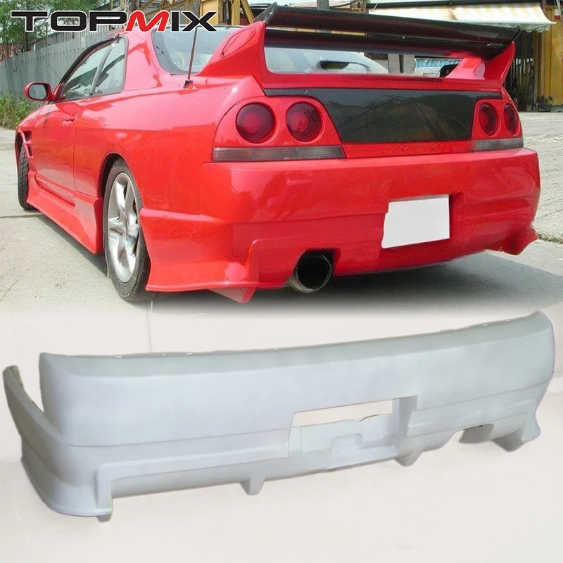 

Для Nissan Skyline GTS R33 1993-1998: Полный обвес в стиле TM — передний и задний бамперы, боковые пороги