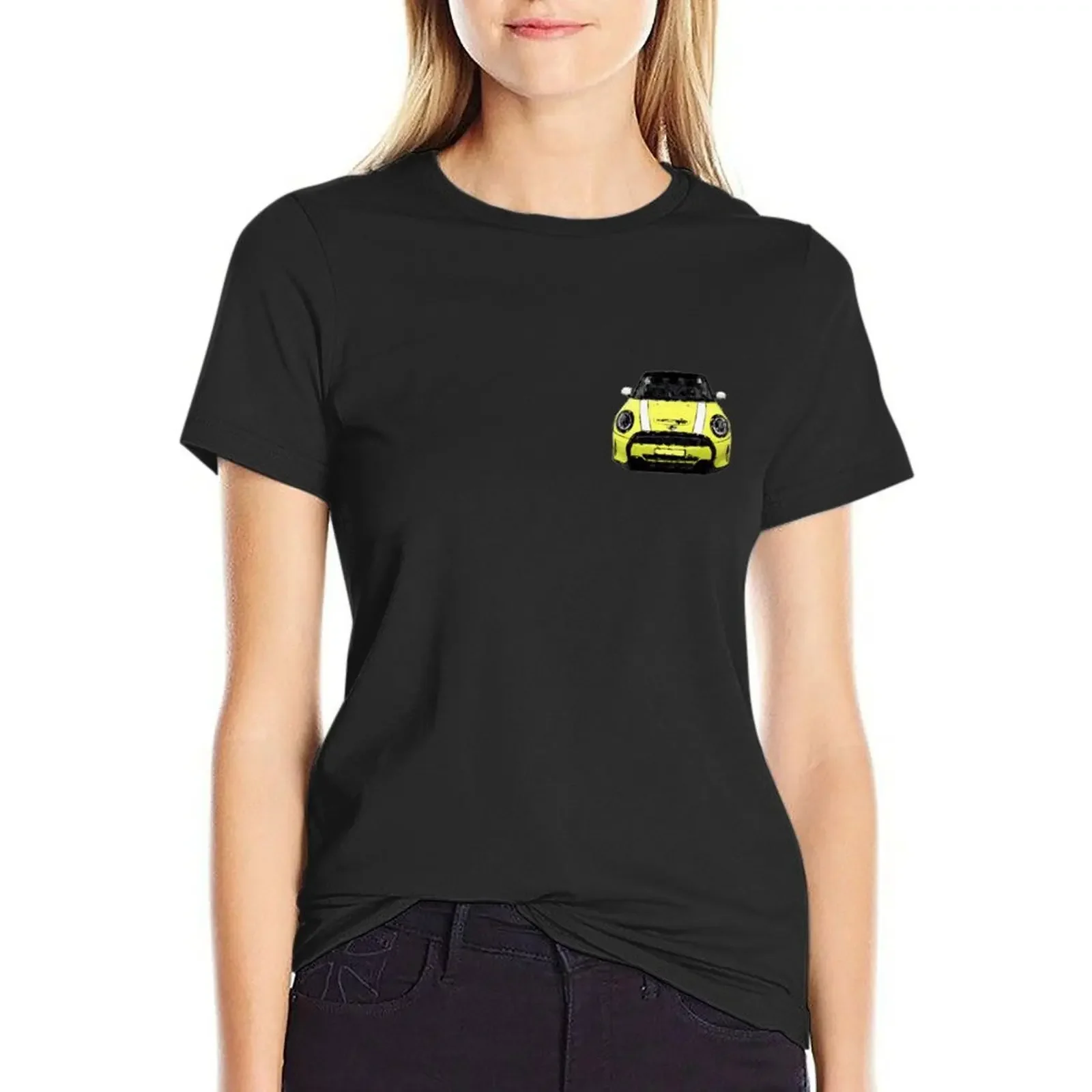 

Mini Cooper in Oil T-shirt shirts graphic tees kawaii clothes summer clothes for Women