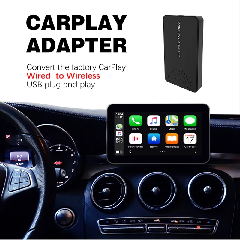 For Apple Carplay Wireless Activator Car Wired Carplay To Wireless Carplay For Mercedes-Benz Lexus PNP Car MP4 MP5 Play