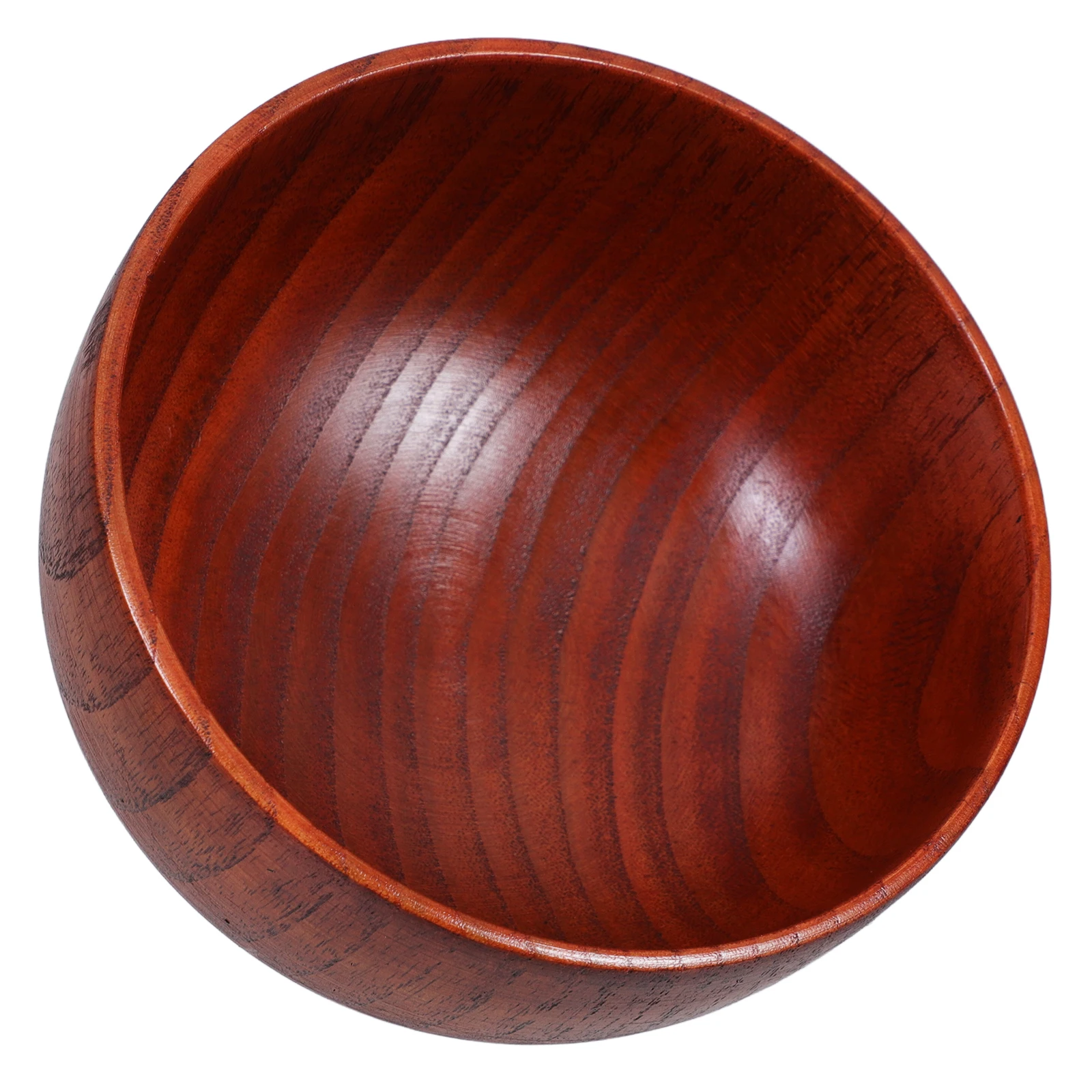 

1Pcs Solid Wood Fruit Bowl 9x6.5cm Thickened Handmade Smooth Texture Salad Storage Food Serving Bowl for Parties Kitchen