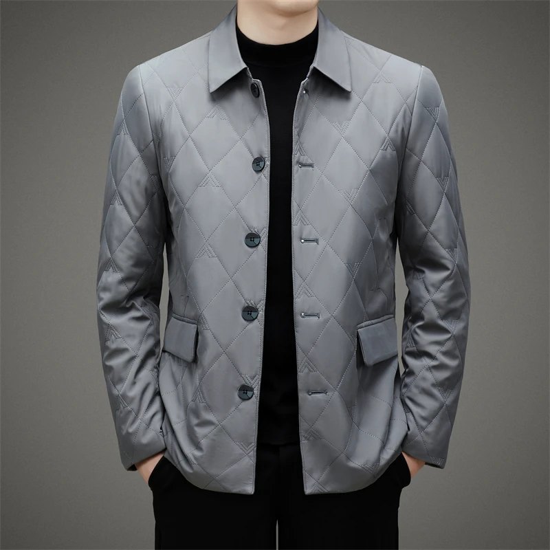 The Main Promotion of New Explosive Personality Winter Casual Style Cotton-padded Jacket Jacket Lapel Comfortable Men's Clothing