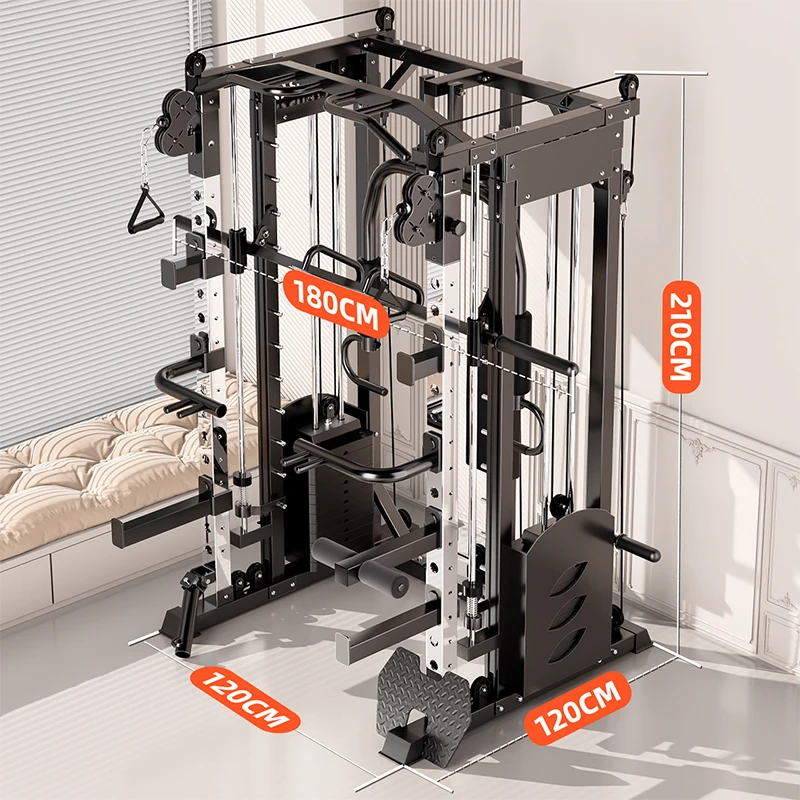Ev Jimnastiği için Smith Barlı - Cable Crossover Machine Home incelemesi ve fiyatı