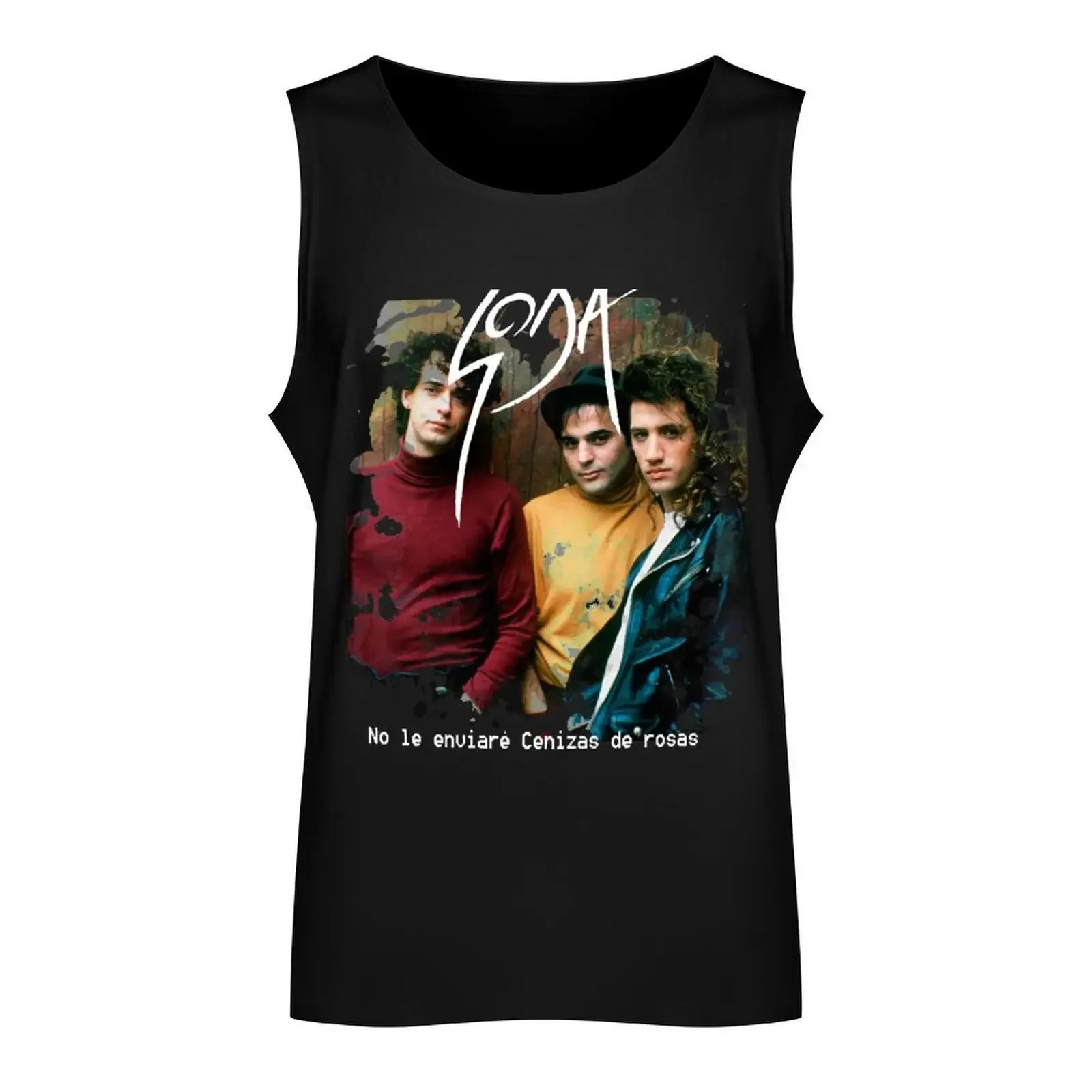 Soda Estereo De Musica Ligera Tank Top clothing men Japanese t-shirt Bodybuilding shirt