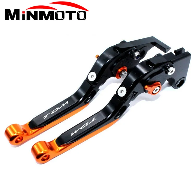 LOGO TDM For Yamaha TDM 850 TDM850 1991-2001 1999 2000 Motorcycle Accessories Adjustable Brakes Clutch Levers Handle Bar