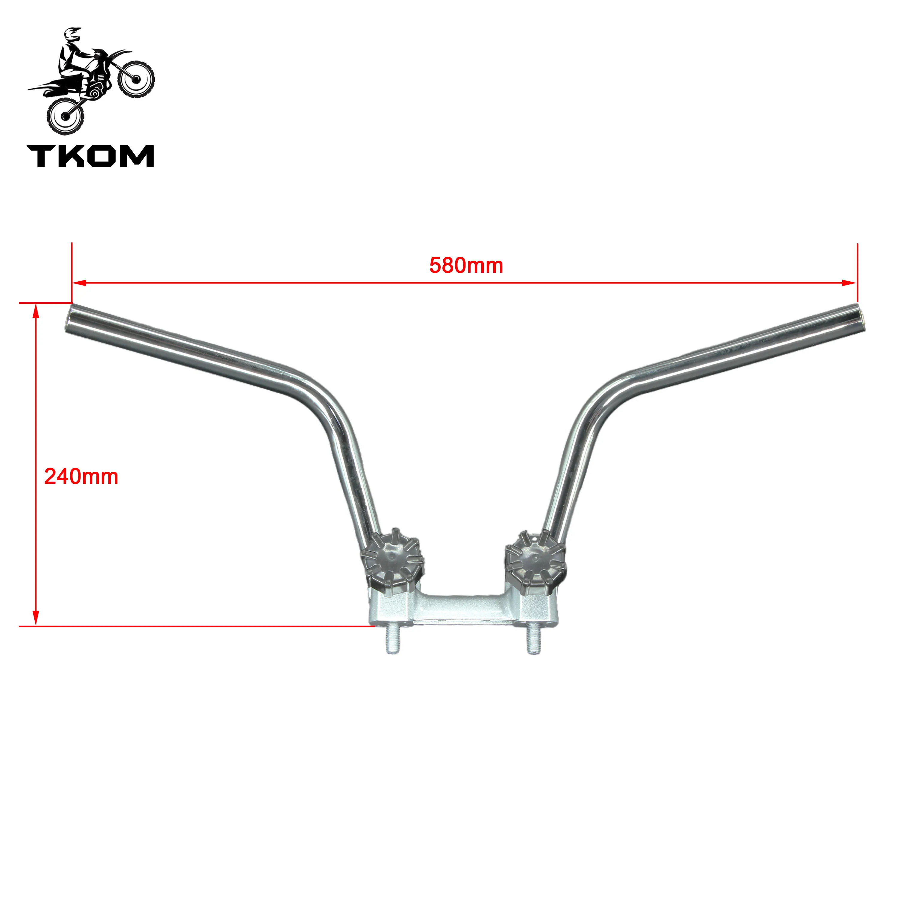 CT70 handle bar motorcycle Chrome Handlebar Right Left Set for Honda DAX CT70 K1 K2 Monkey Z50（Only handle rods are included）