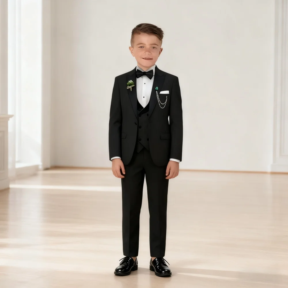 Popular Boy Festive Occasion Suit High End Children Dress Up Suit For Kids Elegant Gathering Performance Wear