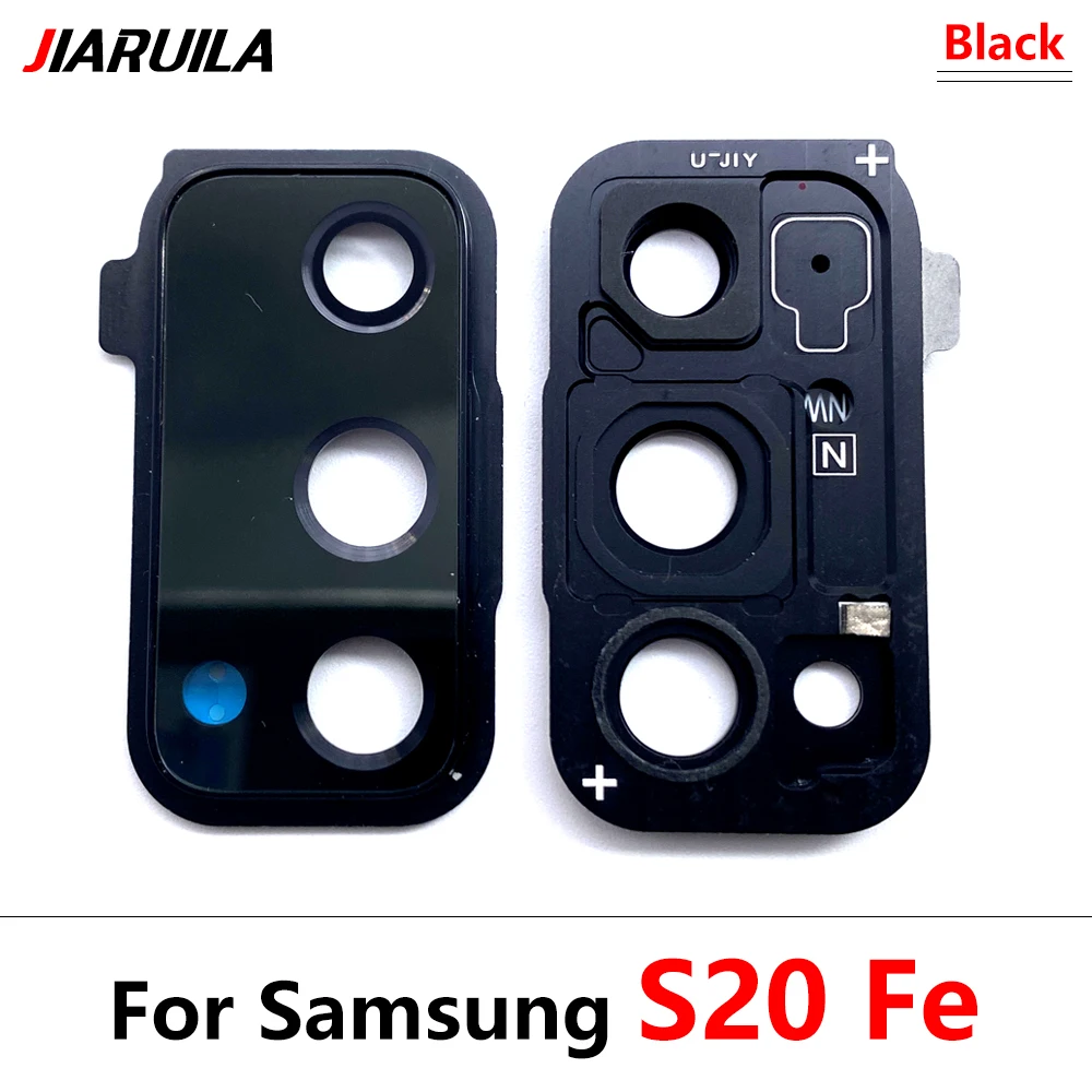 Neue Für Samsung S20 Ultra S20 Fe S20 Plus S20 Reparatur Ersetzen Zurück Kamera Glas Objektiv Abdeckung mit Rahmen Halter ersatz Teil – Detail 13