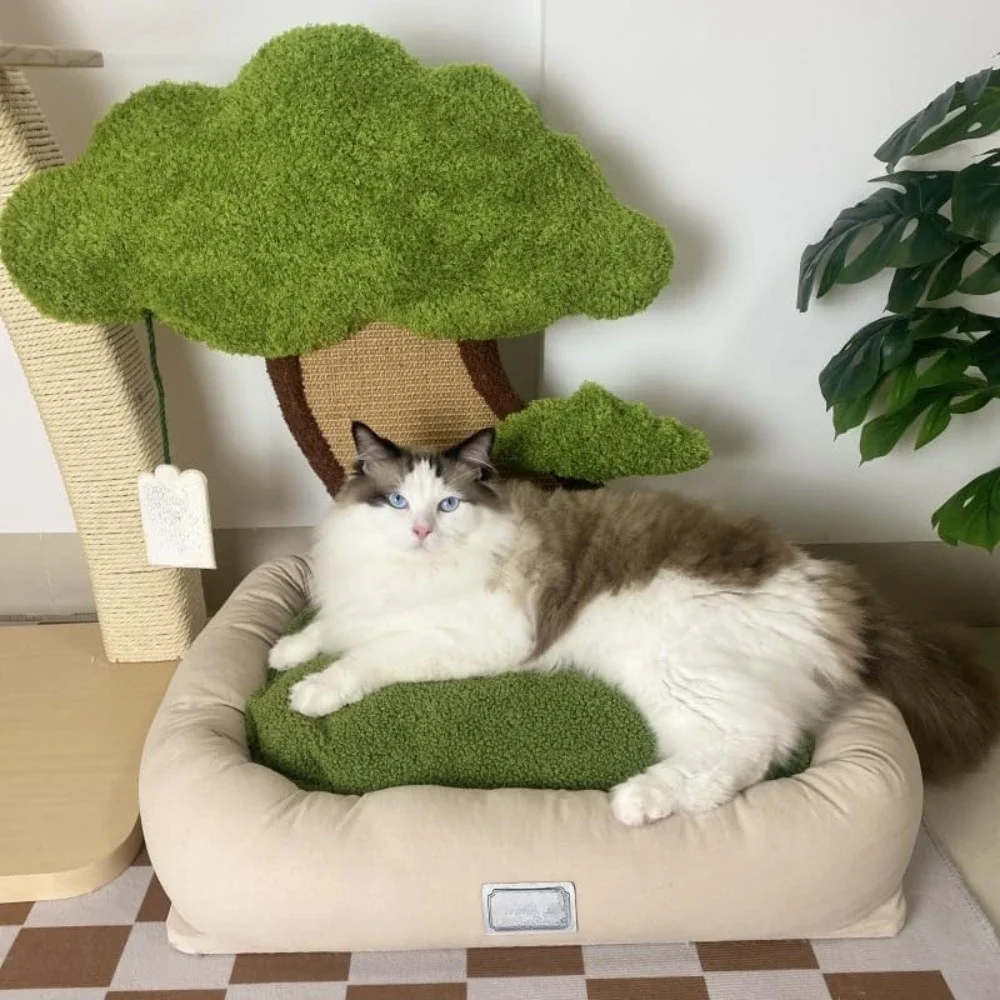 Imagem -02 - Árvore de Interior para Cães e Gatos Tree Tower para Pet Cama Brinquedo Kitten Activity Tent Home Garden Products