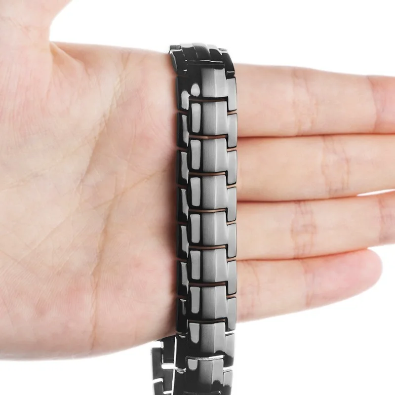 Mens Magnetic Lymph Drainage Detox Bracelet Slimming Therapy Bracelets Arthritis Pain Relief Bangle Health Care Jewelry Gifts