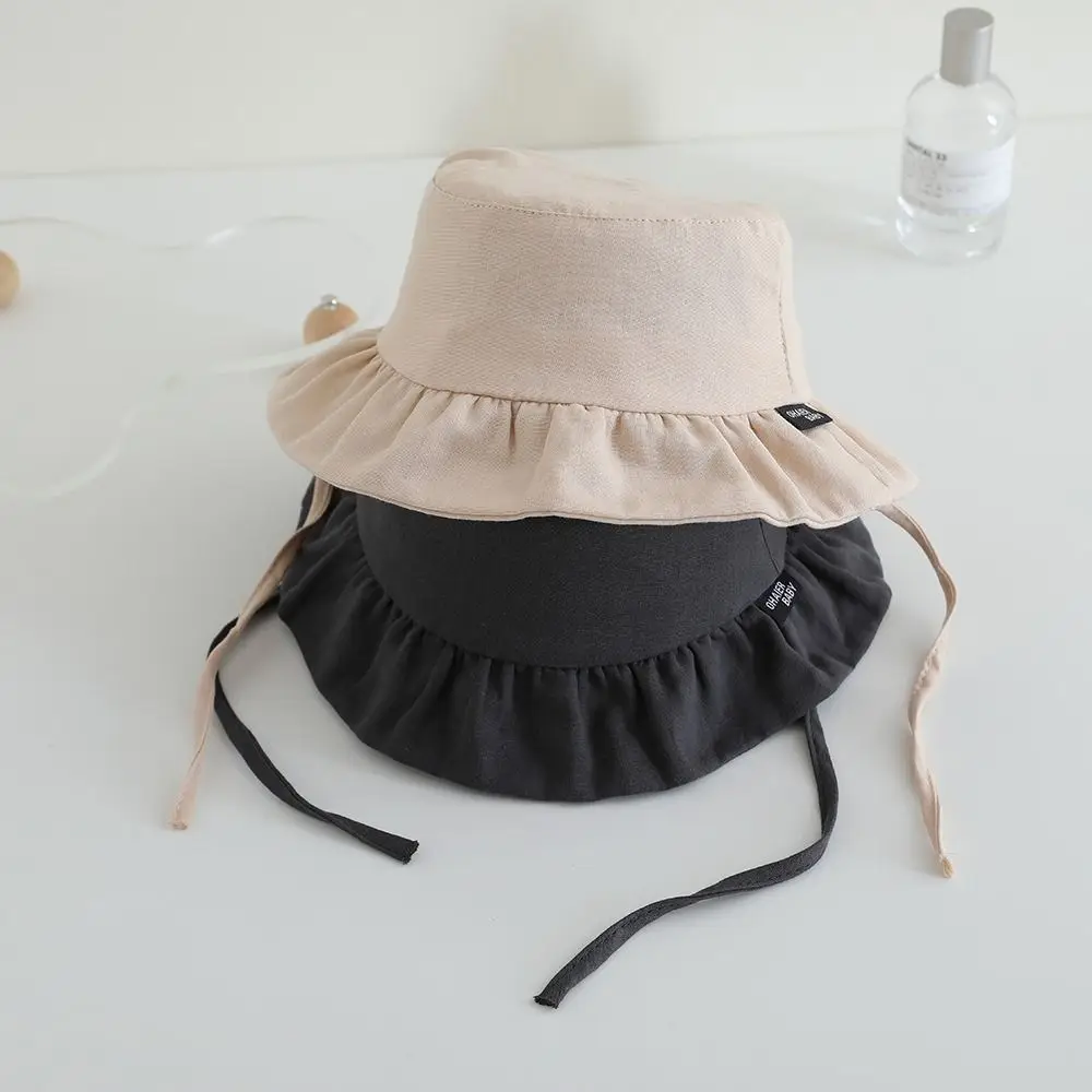 

Fashion Lightweight Baby Bucket Hat Breathable Comfortable Kids Sunscreen Hat Sun Shade UV Block Cap Baby