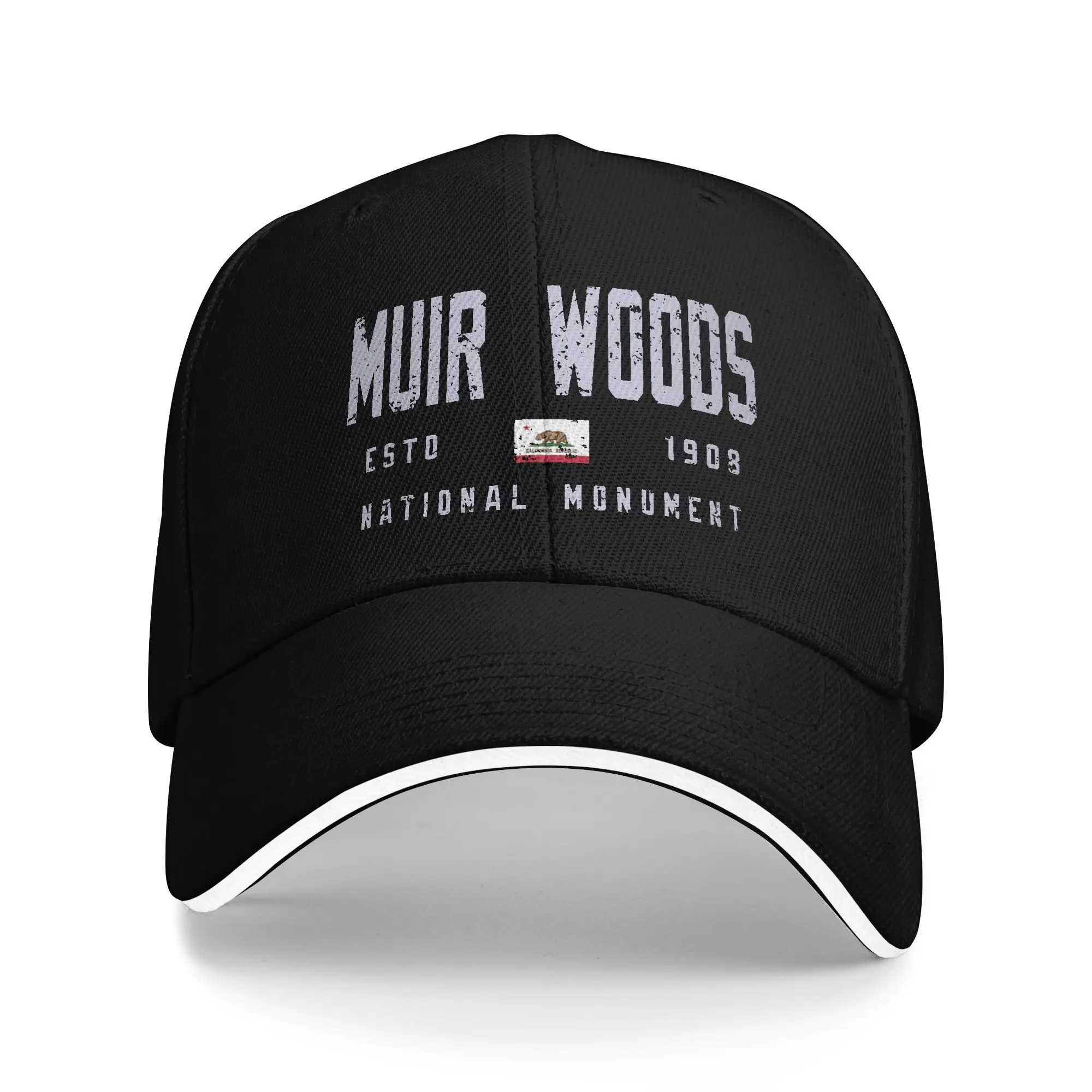 Muir Woods California Field CA Sandwich Baseball Caps Redwood Park Men Women All Season Adjustable Headwear Outdoor Workouts Hat