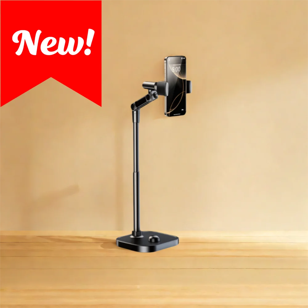

Телескопическая подставка для телефона 2 в 1, стабильная подставка, универсальный держатель для настольного телефона на 360 градусов ° Поворотный кронштейн для мобильного телефона Live Learning