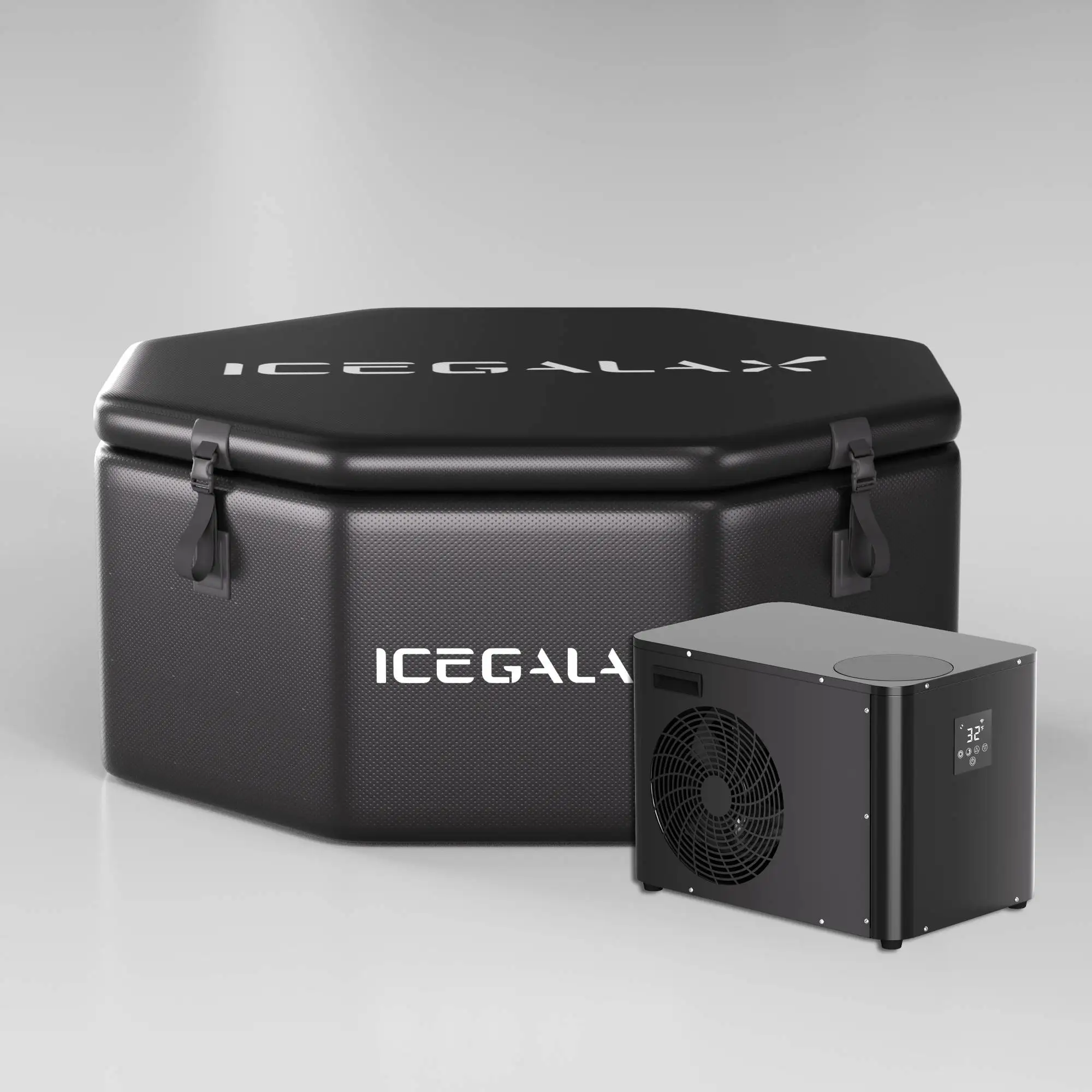 

ICEGALAX Best 2-8 Person Yacusie Pool Foldable Bathtub Hot Tub Cold Plunge Party Plunge Inflatable Octagon Tub