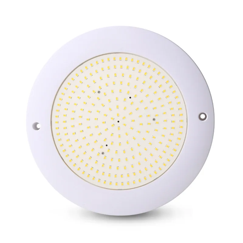 Colorful wireless remote control underwater swimming pool light, outdoor waterproof full resin glue low pressure 12v24v casing