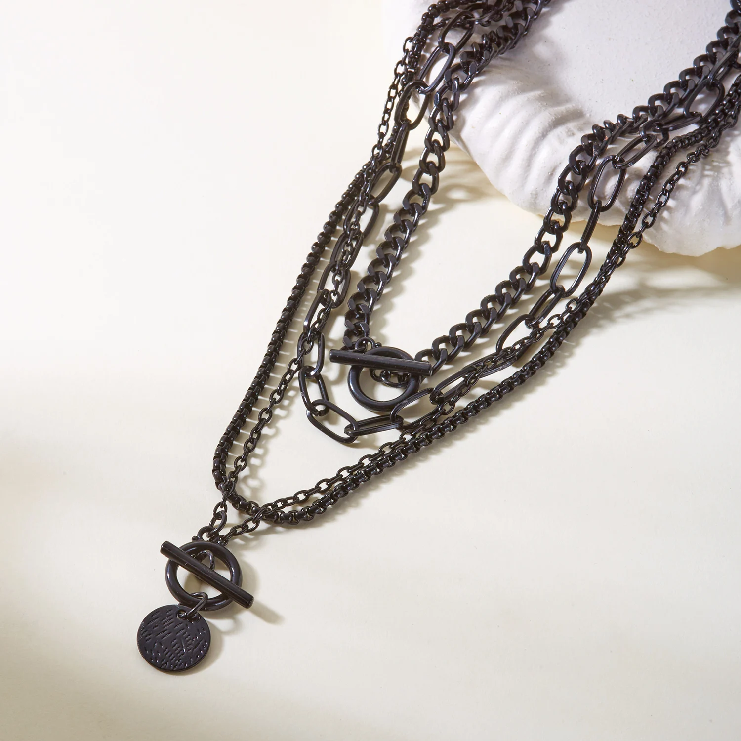 الحد الأدنى القلب Y على شكل قلادة قلادة مجموعة للنساء بسيطة نجمة الأفعى سلسلة الطبقات قلادة بنات حزب مجوهرات هدية