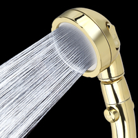 360 Degrees Rotating Handheld Shower Head Adjustable Water Saving Shower Head 3 Spray Setting with ON/OFF Pause Switch