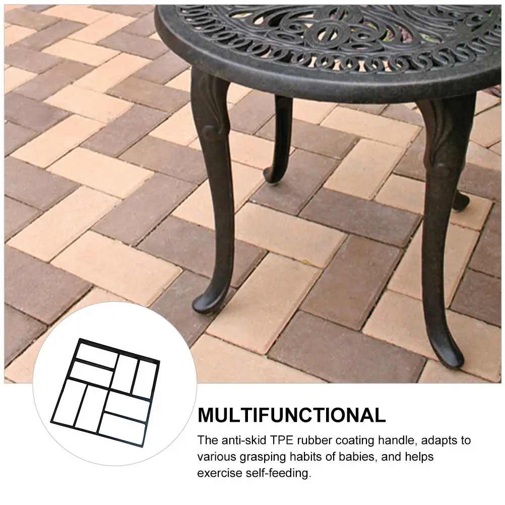 

8 grid Plastic Paving Mold Durable Reusable DIY Garden L scaping Lawn Decoration Path Maker Concrete Floor Molds
