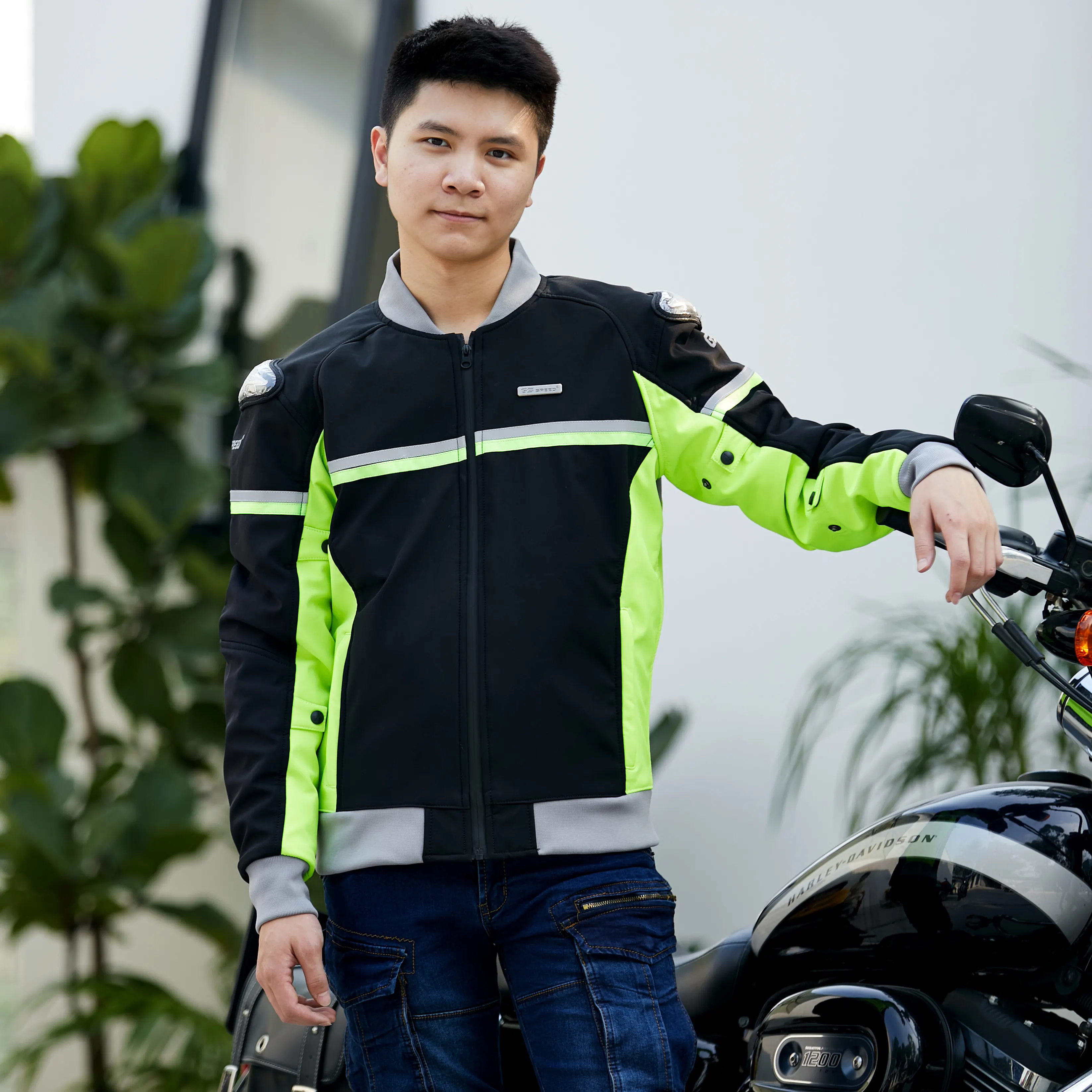 

Унисекс четырехсезонная мотоциклетная куртка для верховой езды, ветрозащитное теплое защитное снаряжение, рыцарская одежда для верховой езды на все сезоны