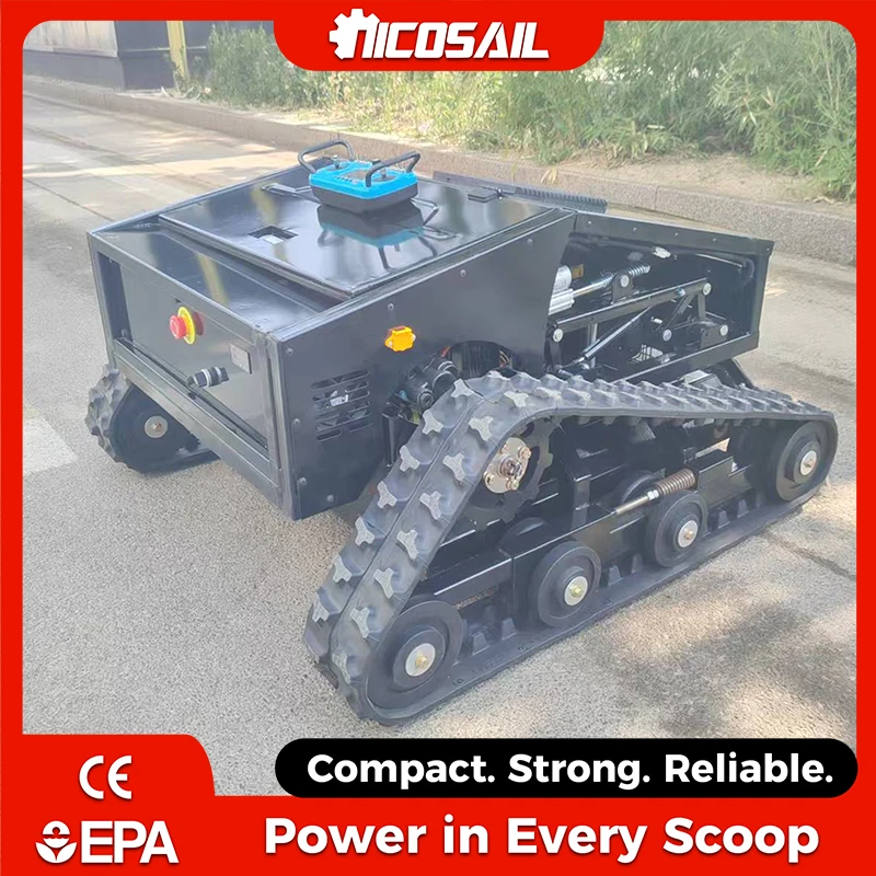 

24V HB800 Tracked RC Grass Cutter 3800m²/h Mowing Efficiency for US Commercial Use