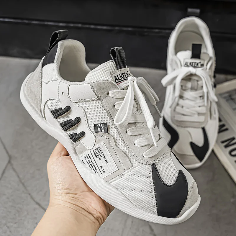 MAEDEF Mens รองเท้ารองเท้าผ้าใบกีฬารองเท้าเทนนิสสําหรับชายรองเท้าผ้าใบ Breathable ลื่นเดินชายกีฬารองเท้า